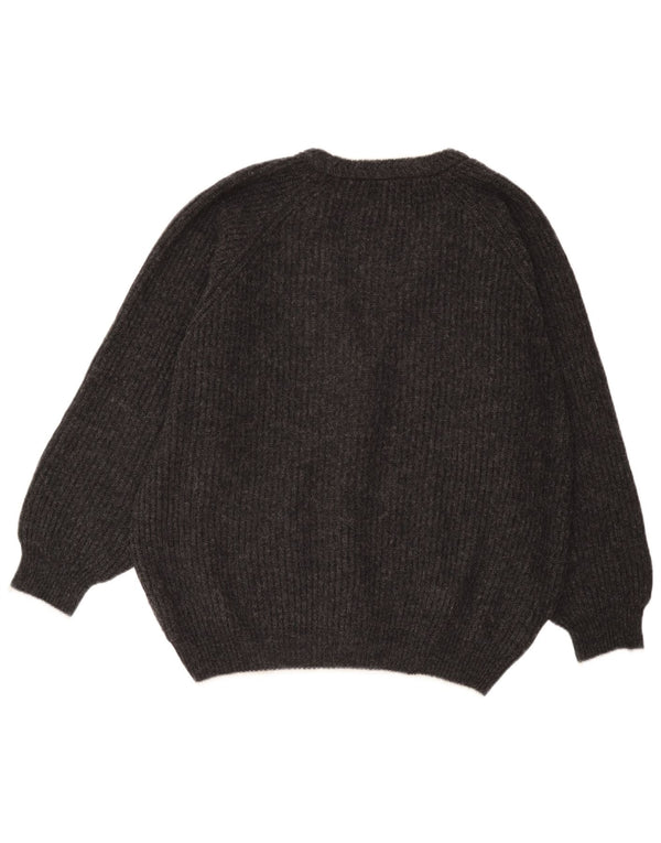 Levi's Herre Cardigan Sweater XL Gråstribet Virgin Wool