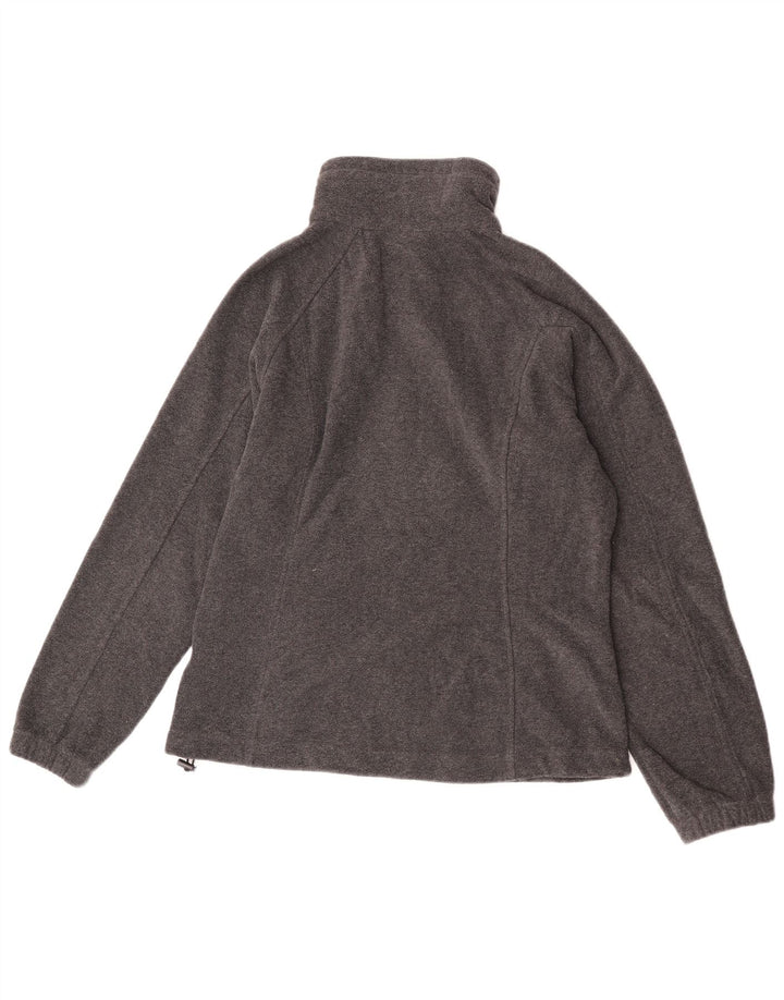 Columbia Dame Fleecejakke UK 14 Medium Grey Polyester Sports