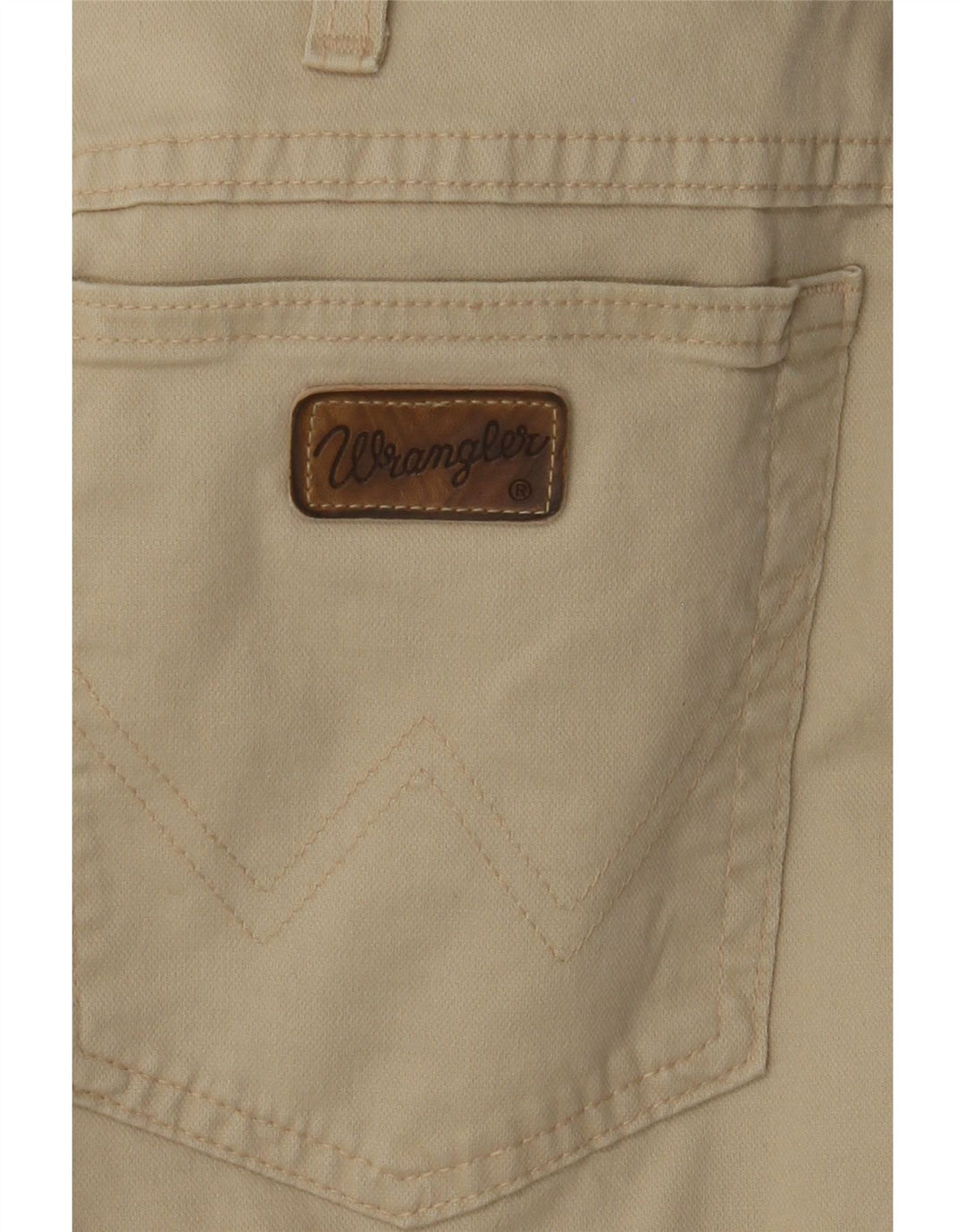 WRANGLER Straight Casual Bukser til mænd W38 L33 Beige
