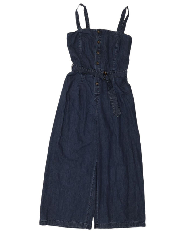 Element Dame Denim Jumpsuit UK 14 Medium W30 L25 Marineblå Bomuld