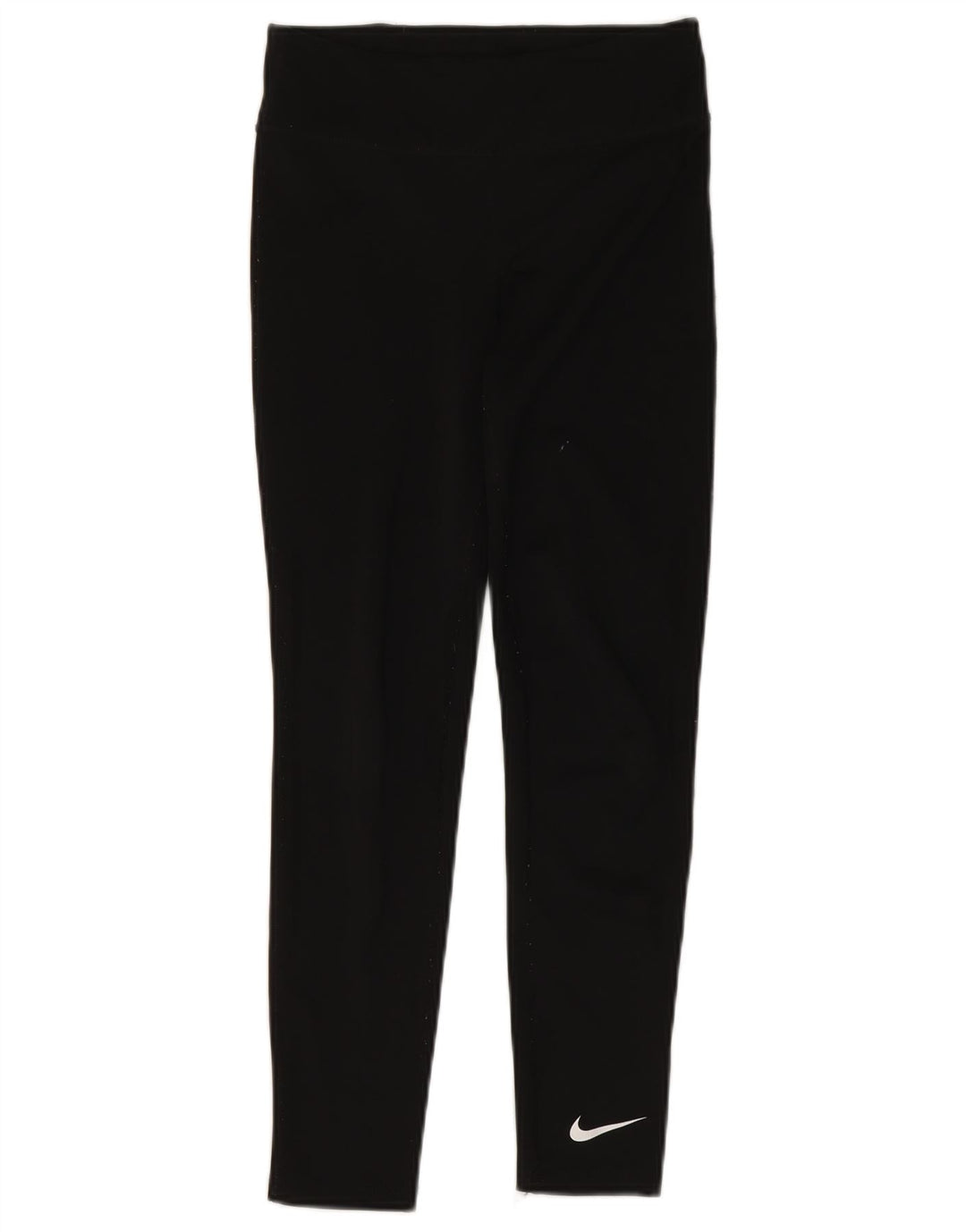 Nike Dame Dri Fit Leggings UK 14 Large Black Polyester