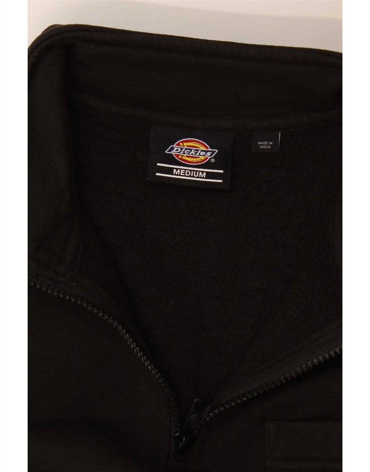 Dickies Sweatshirt med lynlås til kvinder UK 14 Medium Sort