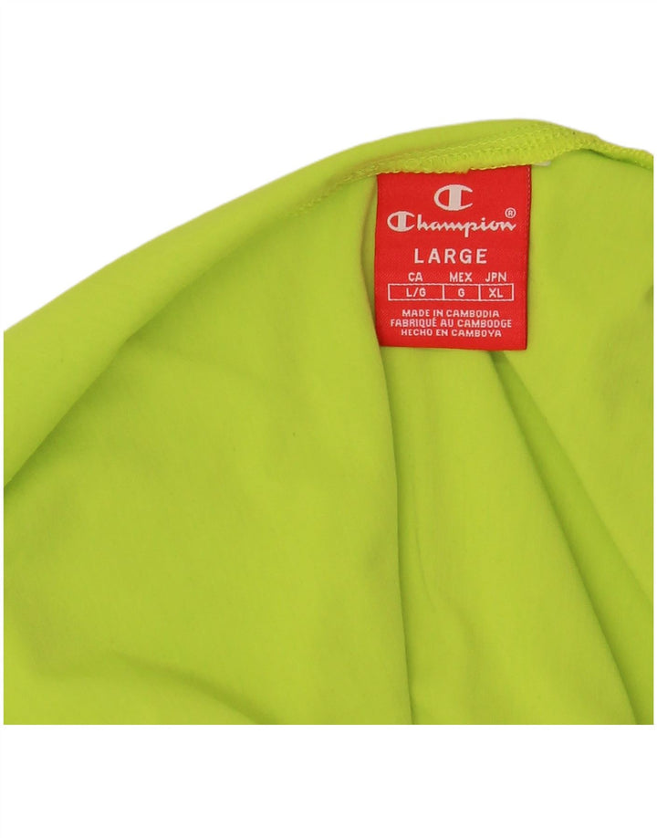 Champion Kvinder Grafisk Vest Top UK 14 Large Grøn