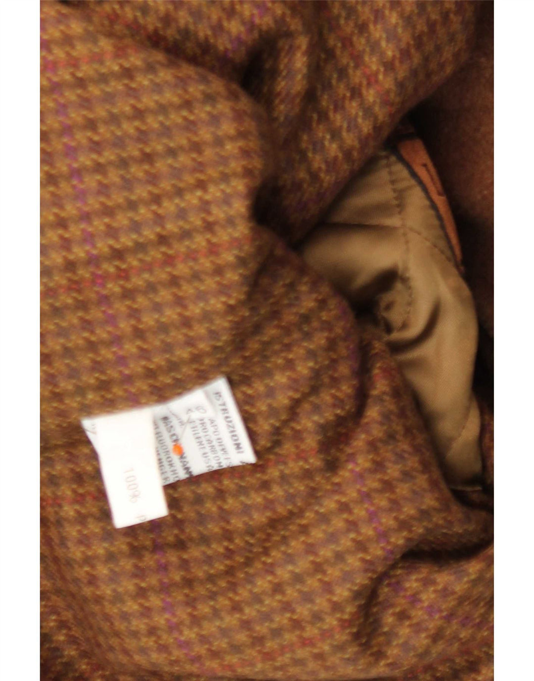 Longhi Herre Hooded Duffel Coat IT 46 Small Beige Uld