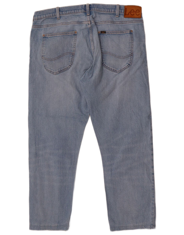 Lee Herre Luke Slim Tapered Jeans W36 L26 Blå Bomuld