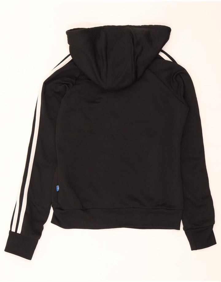 Adidas Dame Hættetrøje Sweater UK 8 Small Black Polyester