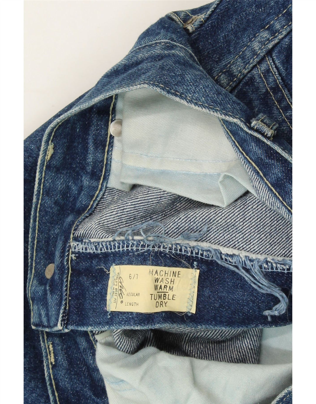 CHIC Womens High Waist Tapered Jeans US 6/7 Medium W26 L27 Blue Vintage Chic and Second-Hand Chic from Messina Hembry 