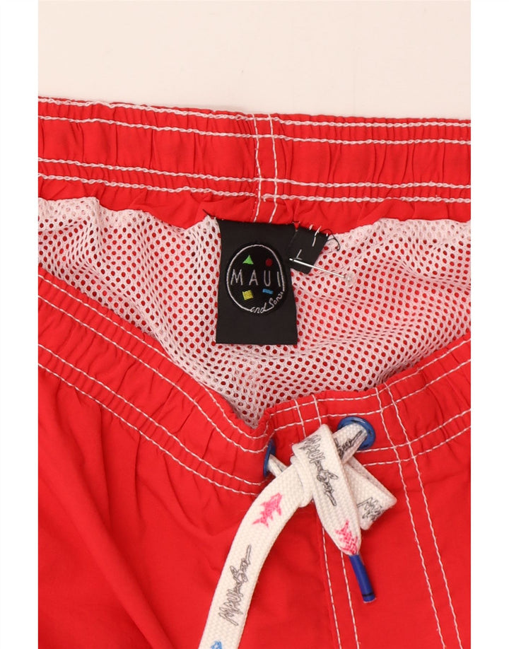 Maui and Sons Badeshorts til mænd store røde