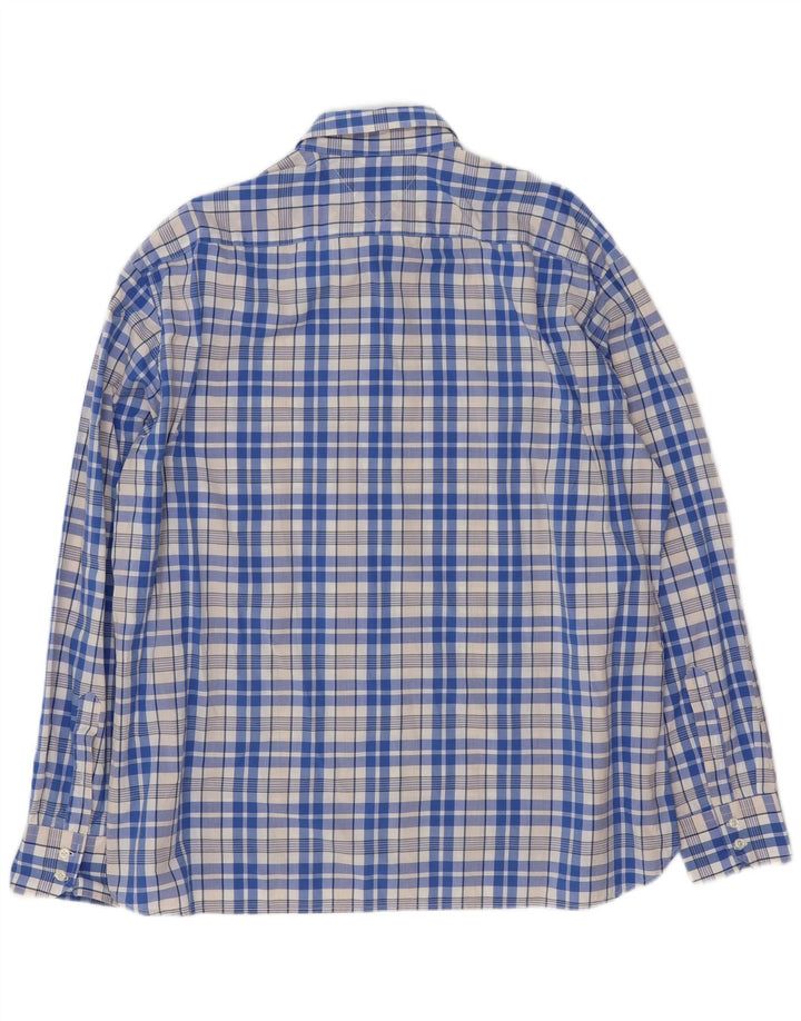 Tommy Hilfiger herreskjorte XL blå ternet bomuld