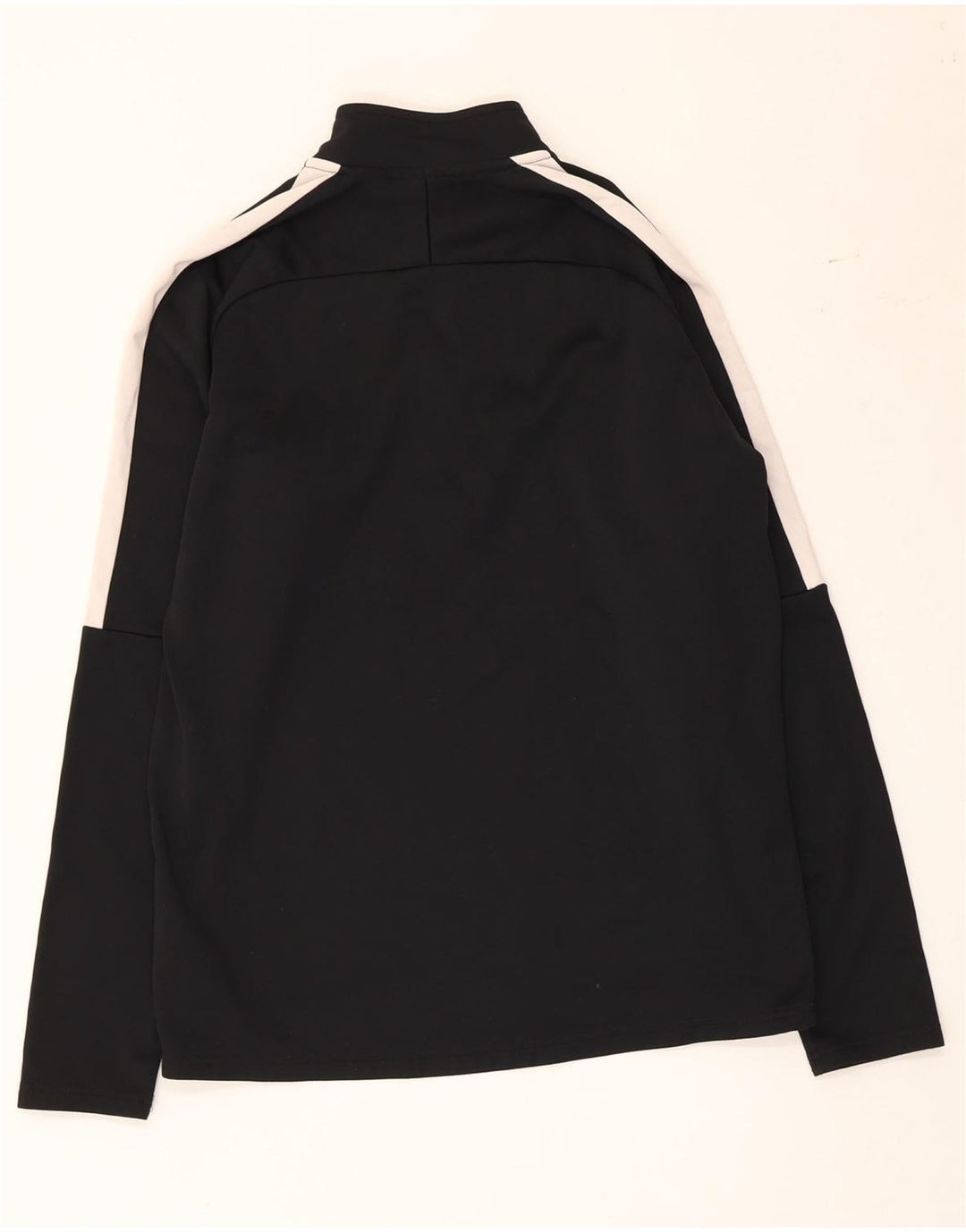 Nike Herre Dri Fit Pullover med lynlås-hals Træningsdragt Top Medium Sort Colourblock