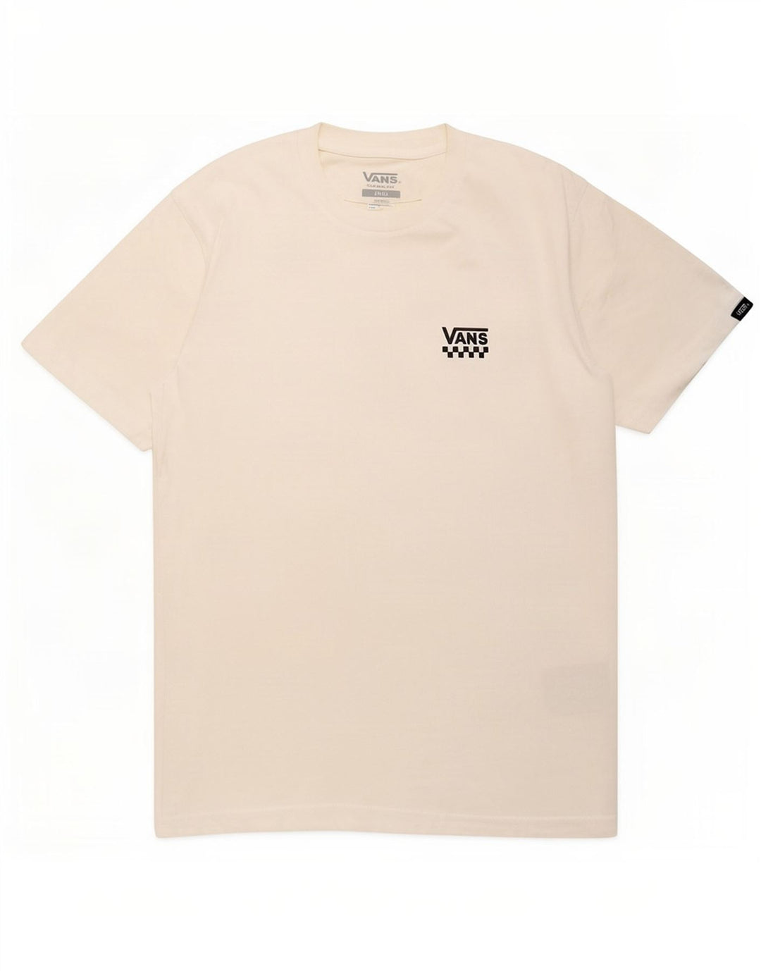 Vans Herre Classic Fit T-Shirt Top Lille Hvid Bomuld