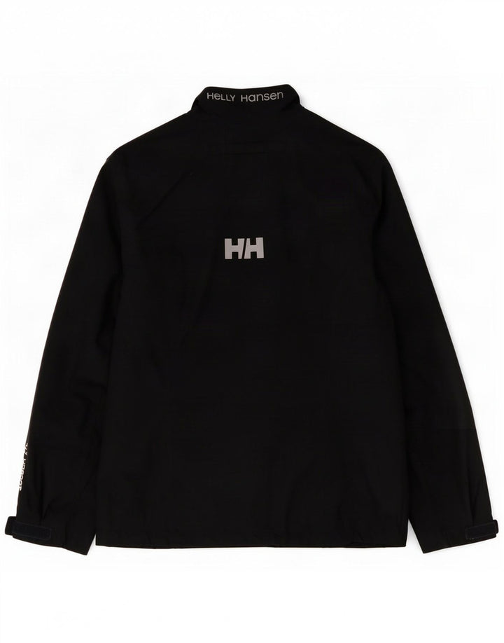 Helly Hansen Dame Grafisk Windbreaker Jacket UK 14 Medium Sort Polyester