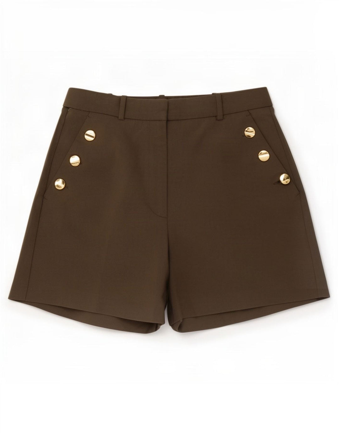 Zara Chino Shorts Medium W28 Brun til kvinder