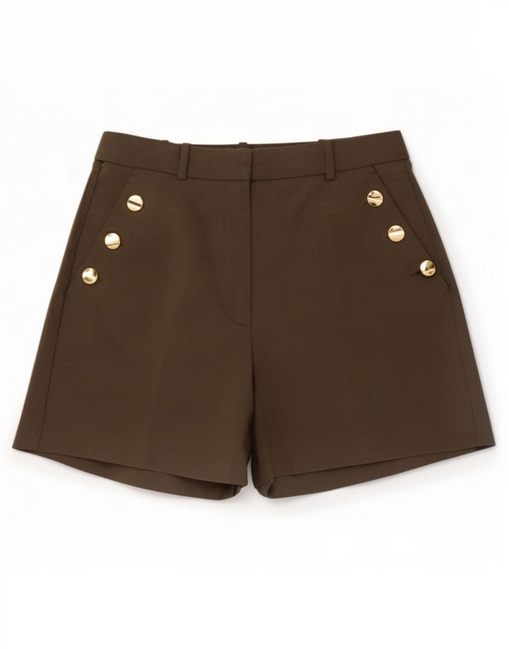 Zara Chino Shorts Medium W28 Brun til kvinder
