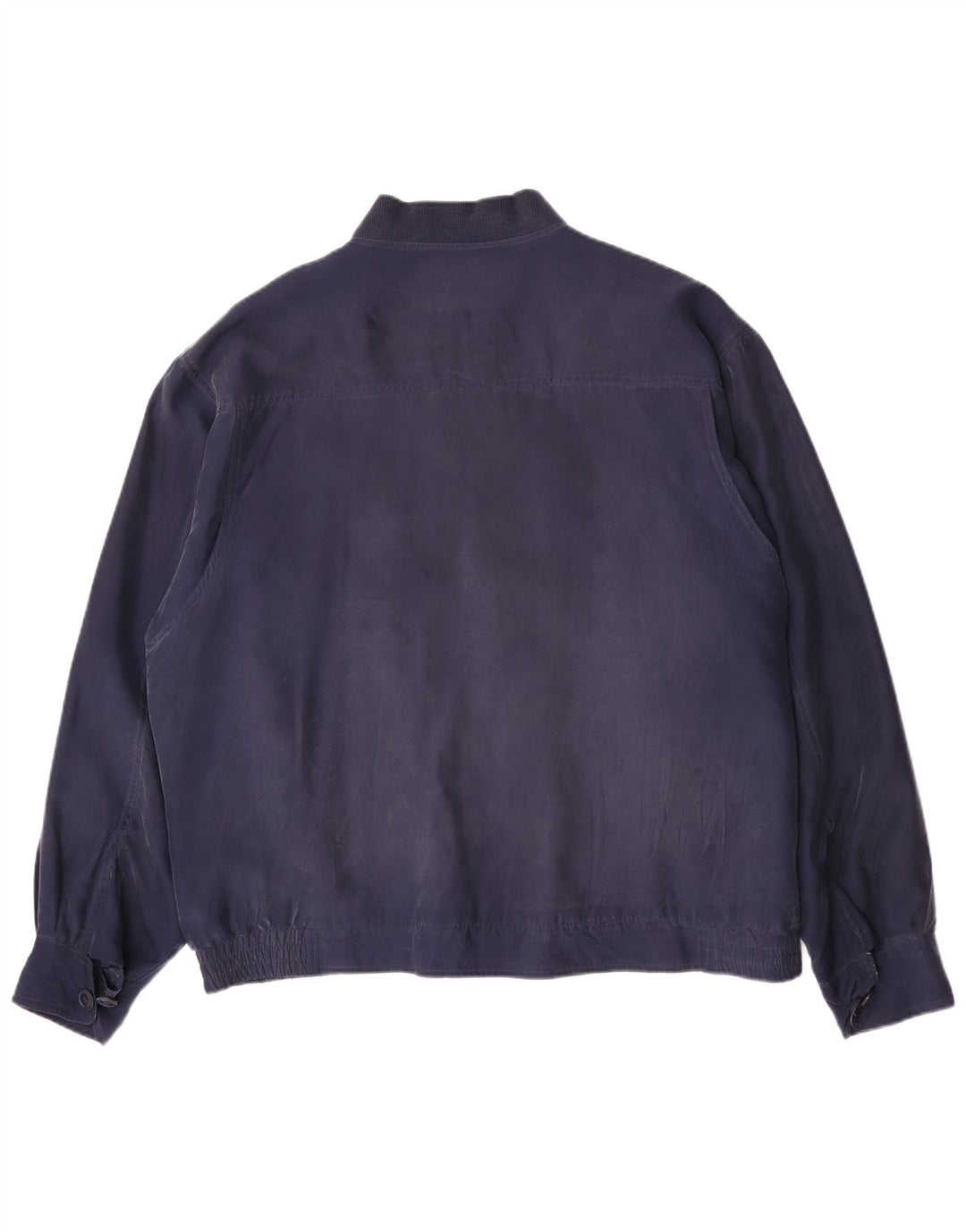 Leader Bomber Jacket UK 42 XL Navy Blue Silke