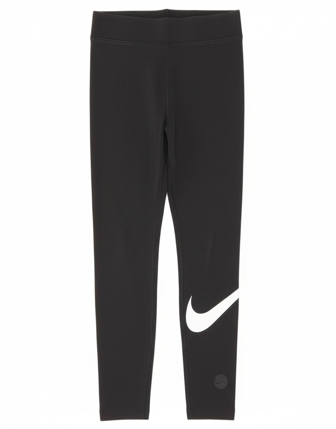 Nike Dame Grafiske Leggings UK 8 Small Black Bomuld