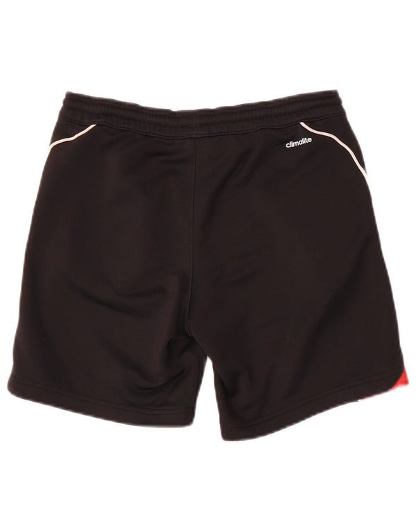 Adidas Boys Climalite Sportshorts 9-10 år Sort Colourblock Polyester