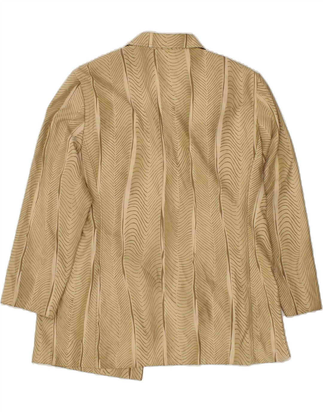 FRANKENWALDER Womens 4 Button 3/4 Sleeve Blazer Jacket EU 44 XL Beige Vintage Frankenwalder and Second-Hand Frankenwalder from Messina Hembry 