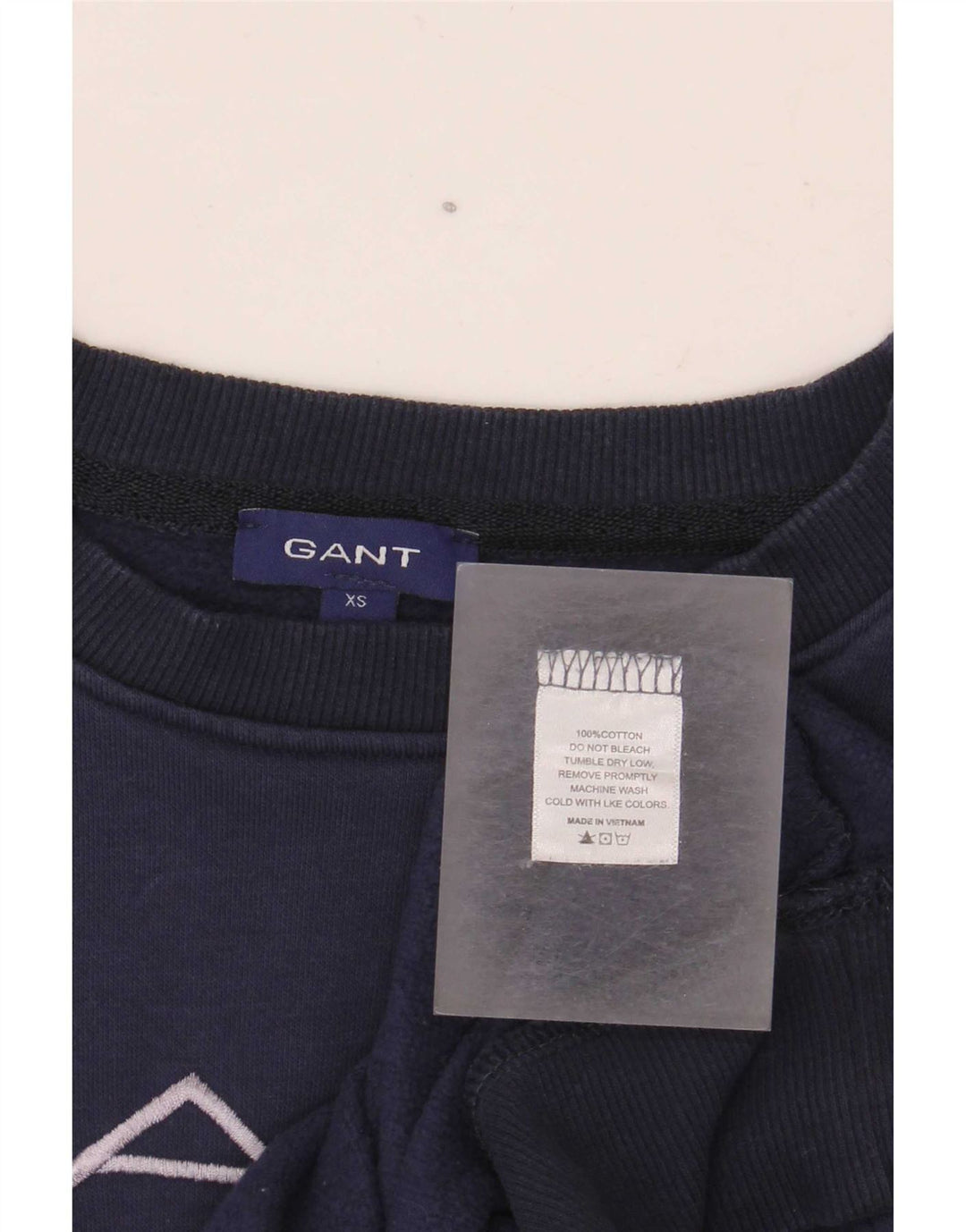 Gant grafisk sweatshirt til mænd XS marineblå bomuld