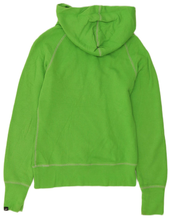 Nike Dame Hættetrøje UK 10 Lille Grøn Bomuld