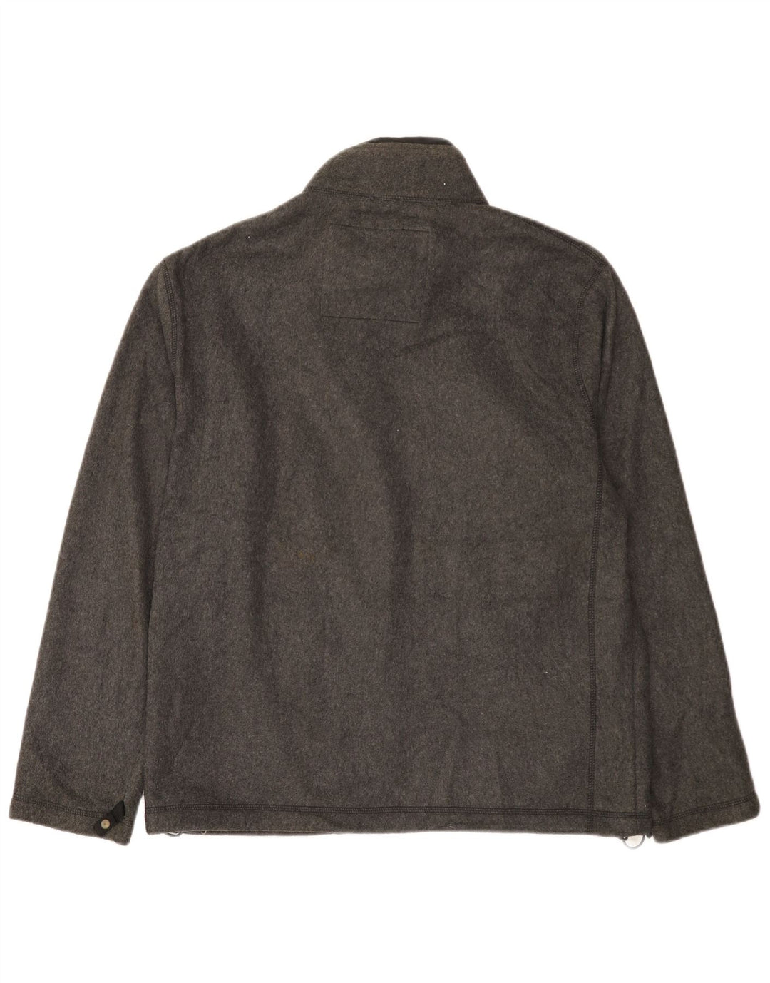 Marks & Spencer Fleecejakke til mænd UK 38 Medium Grå Polyamid