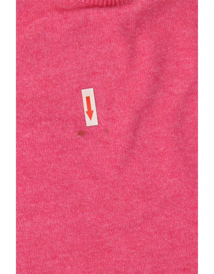 Marks & Spencer Dame Oversized Roll Neck sweater UK 16 Large Pink
