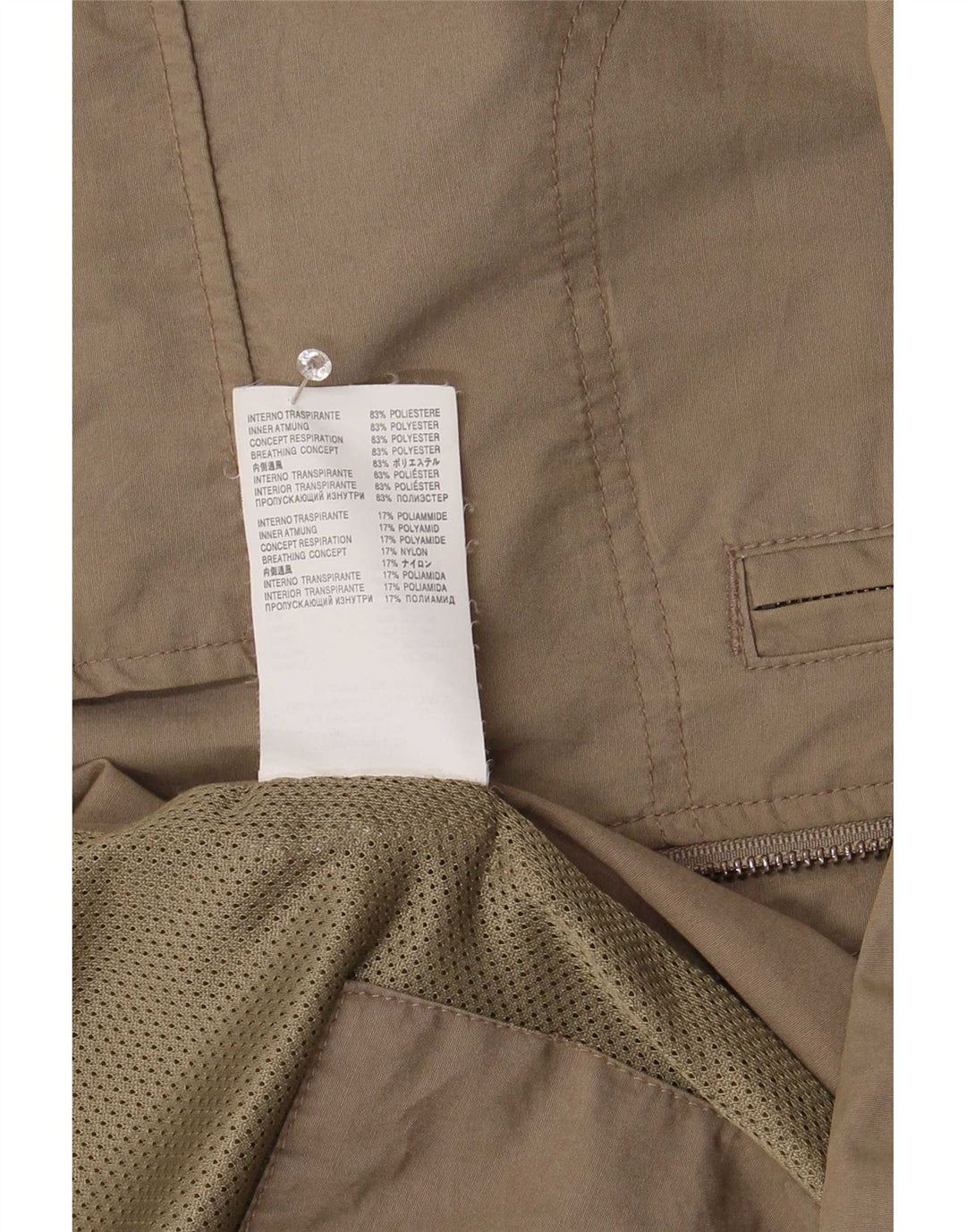 Geox Herre Respira Bomber Jacket UK 42 XL Brun Polyester