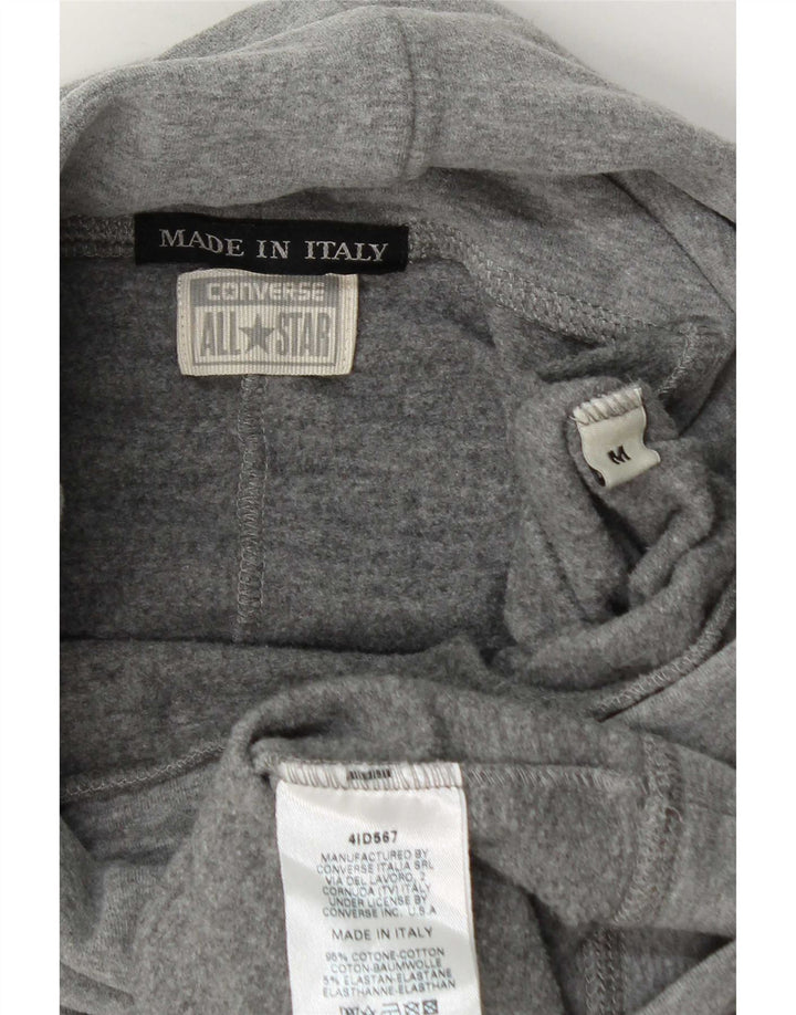 Converse Dame Chuck Taylor Grafisk Sweatshirt Jumper UK 14 Medium Grå