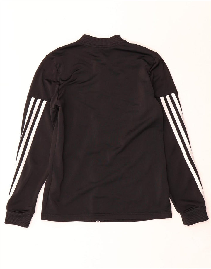 Adidas Pige Træningsdragt Topjakke 11-12 År Sort Polyester