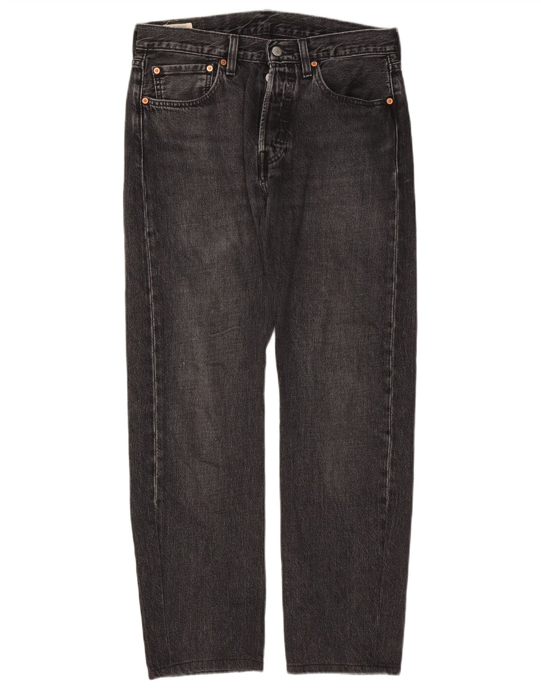 Levi's Herre 501 lige jeans W31 L29 sort bomuld