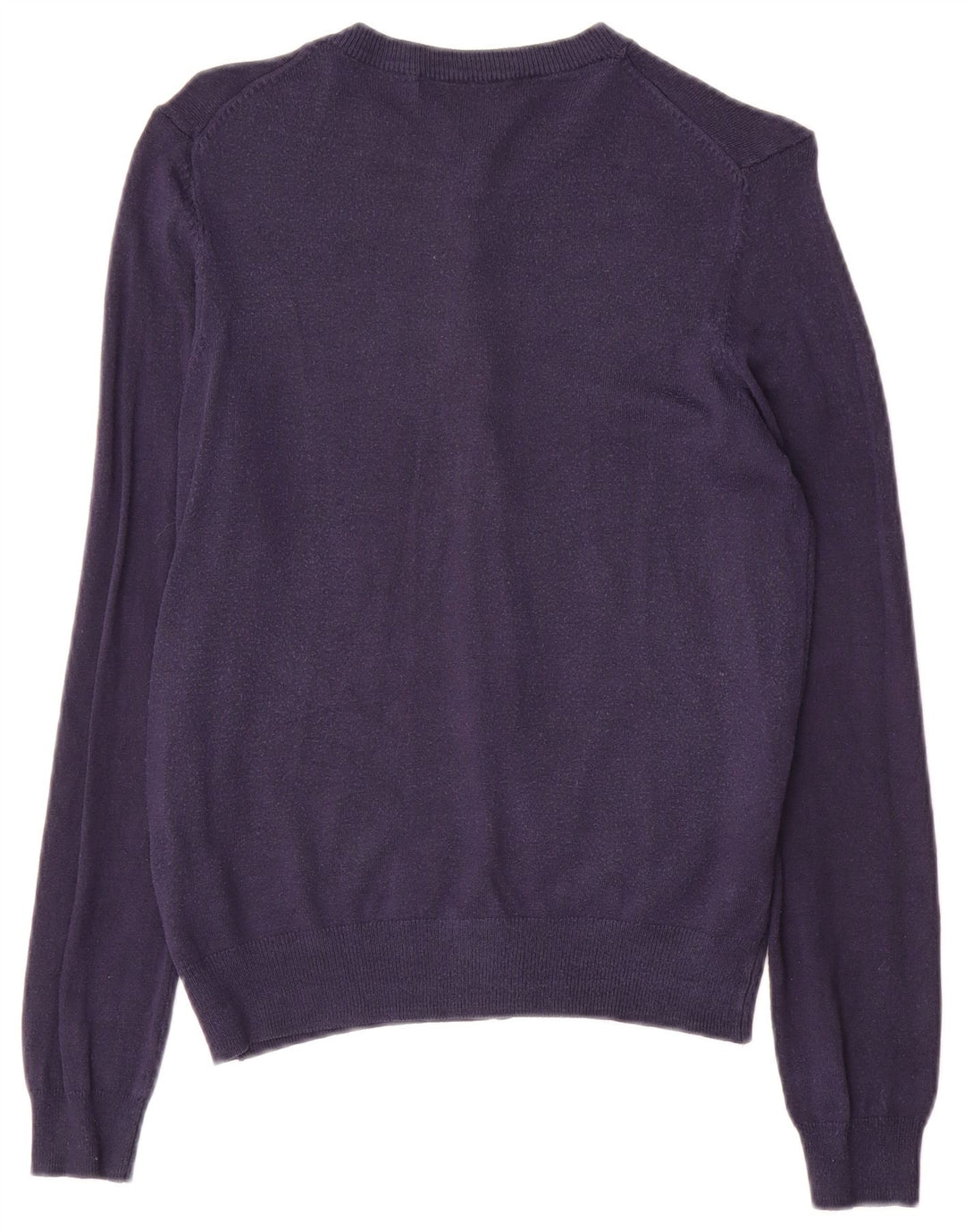 Marks & Spencer Dame Cardigan Sweater UK 12 Medium Navy Blue Viscose