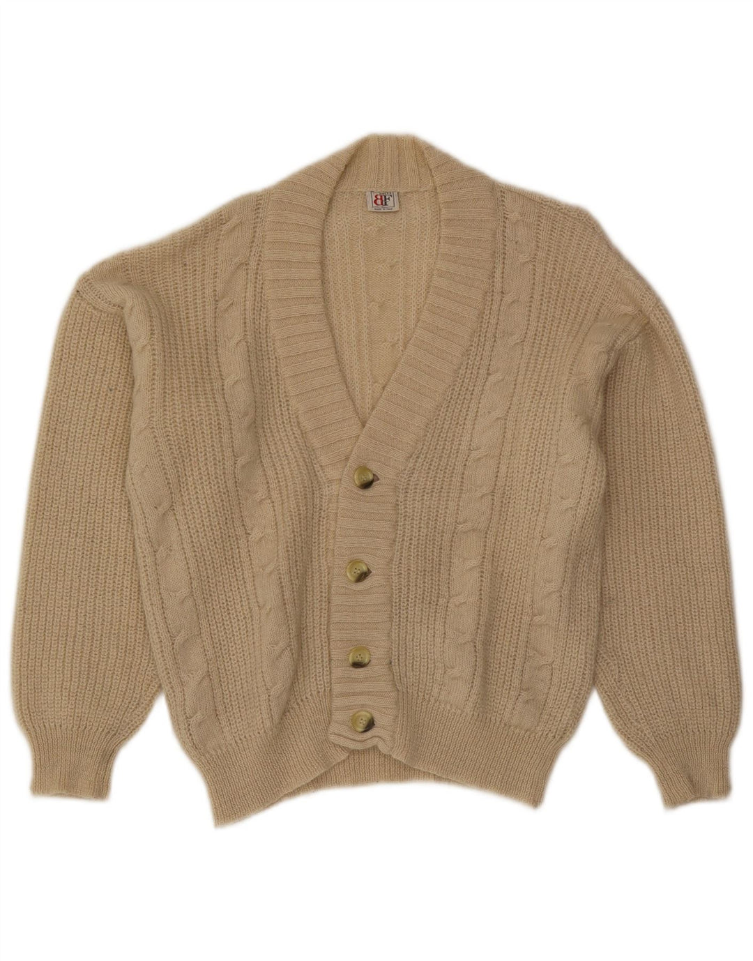 Belfe Herre Cardigan Sweater Medium Off White