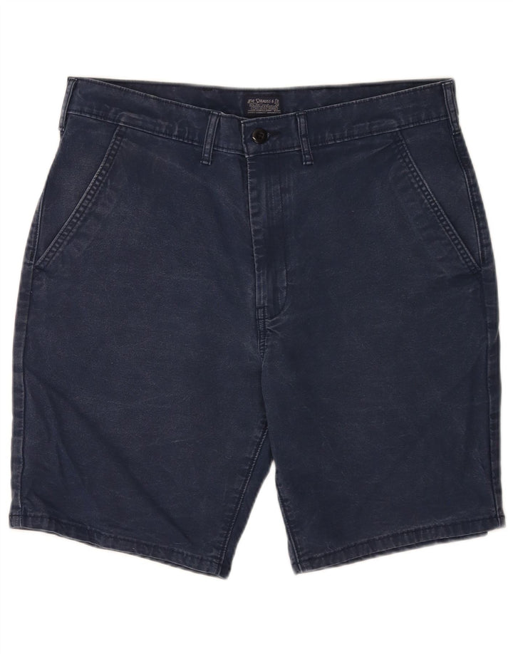 Levi's Chino Shorts til mænd W34 Large Navy Blue Bomuld