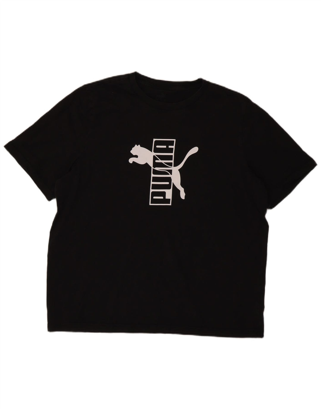 PUMA Herre grafisk T-shirt top 2XL sort bomuld