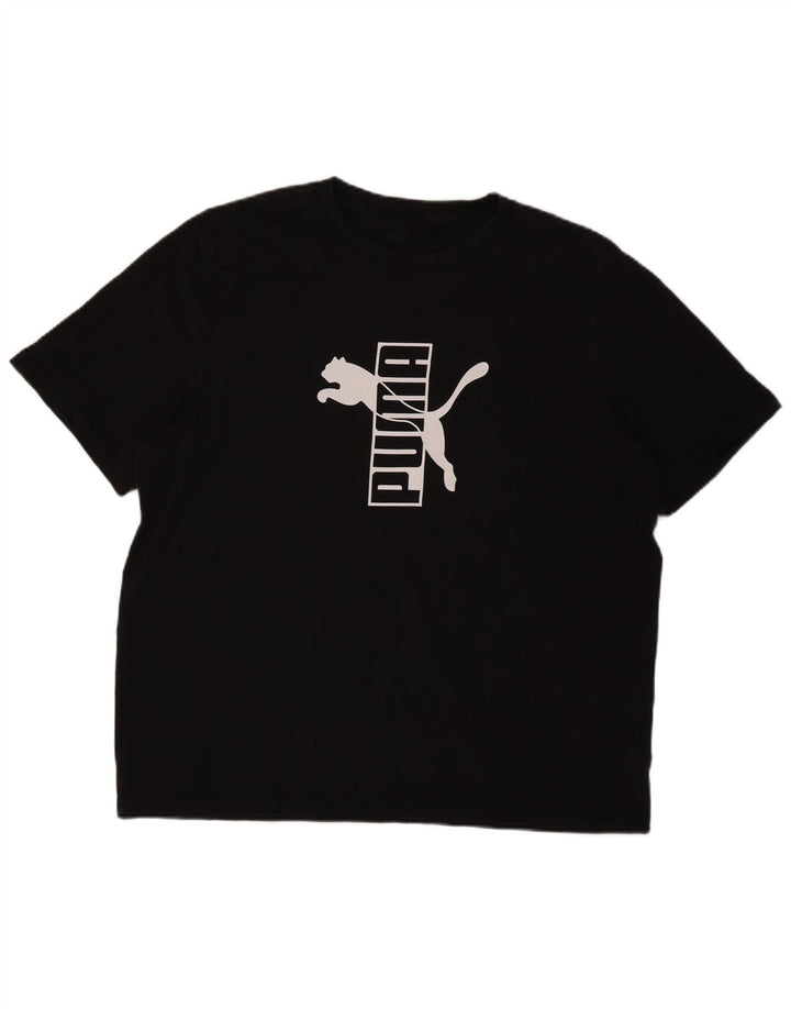 PUMA Herre grafisk T-shirt top 2XL sort bomuld