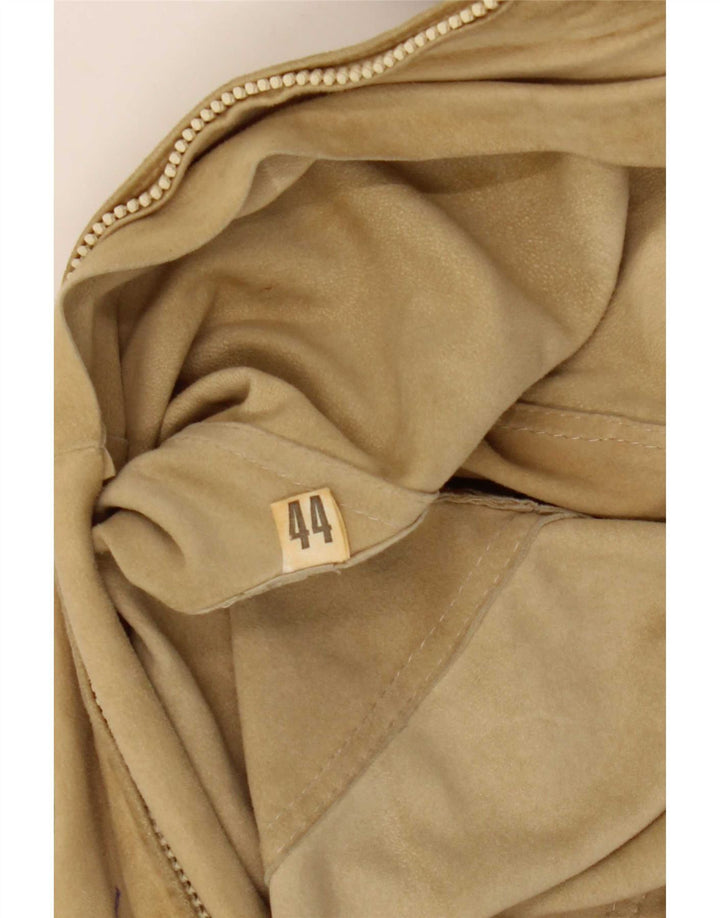 Vintage dame ruskindsjakke IT 44 Medium Beige