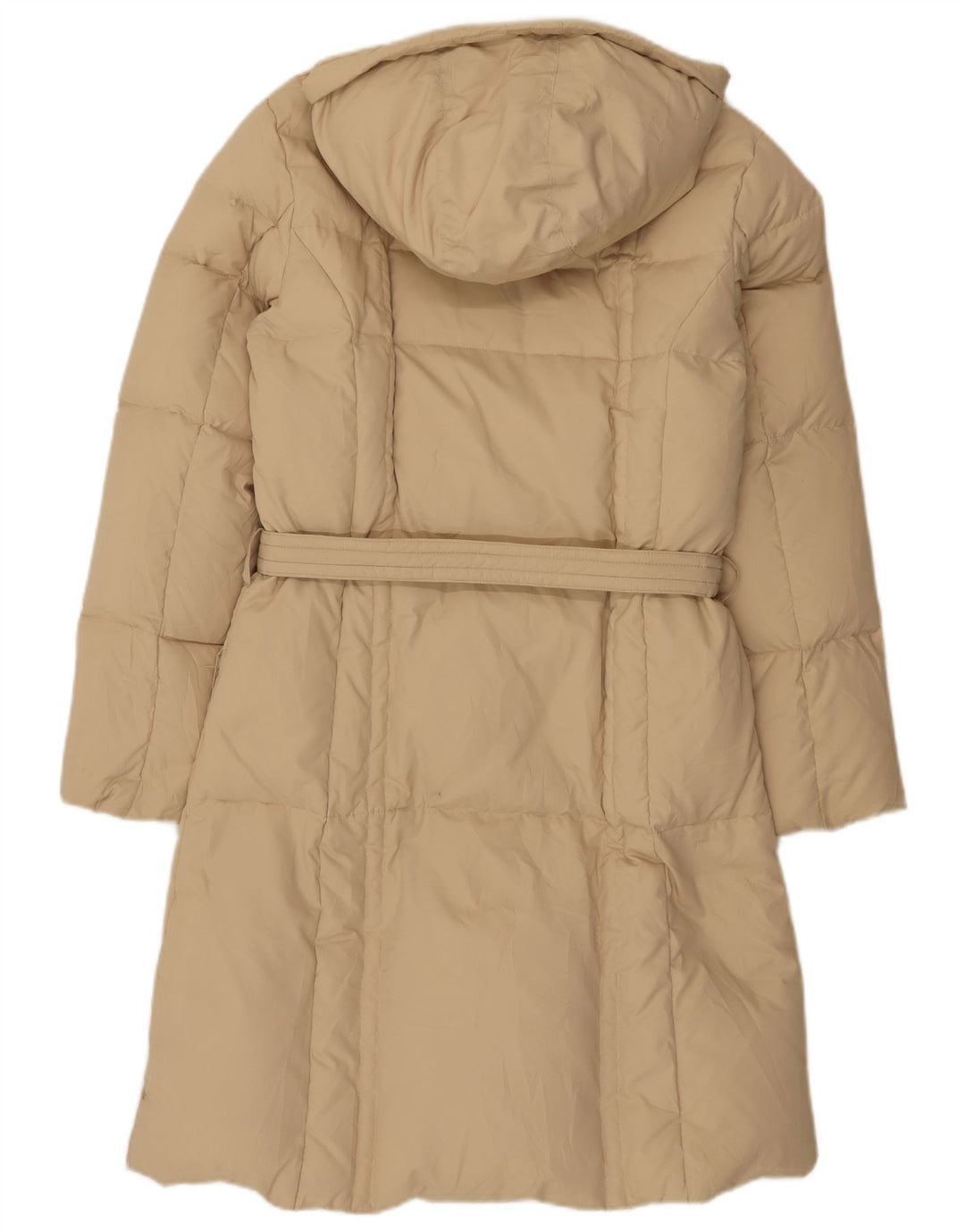 Fila Dame Hætte Polstret Frakke UK 12 Medium Beige Polyester