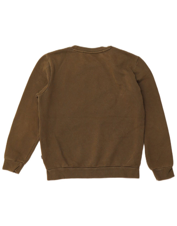 PUMA Grafisk sweatshirt til mænd XS Khaki Bomuld