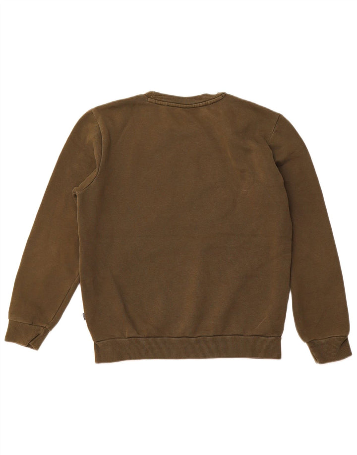 PUMA Grafisk sweatshirt til mænd XS Khaki Bomuld