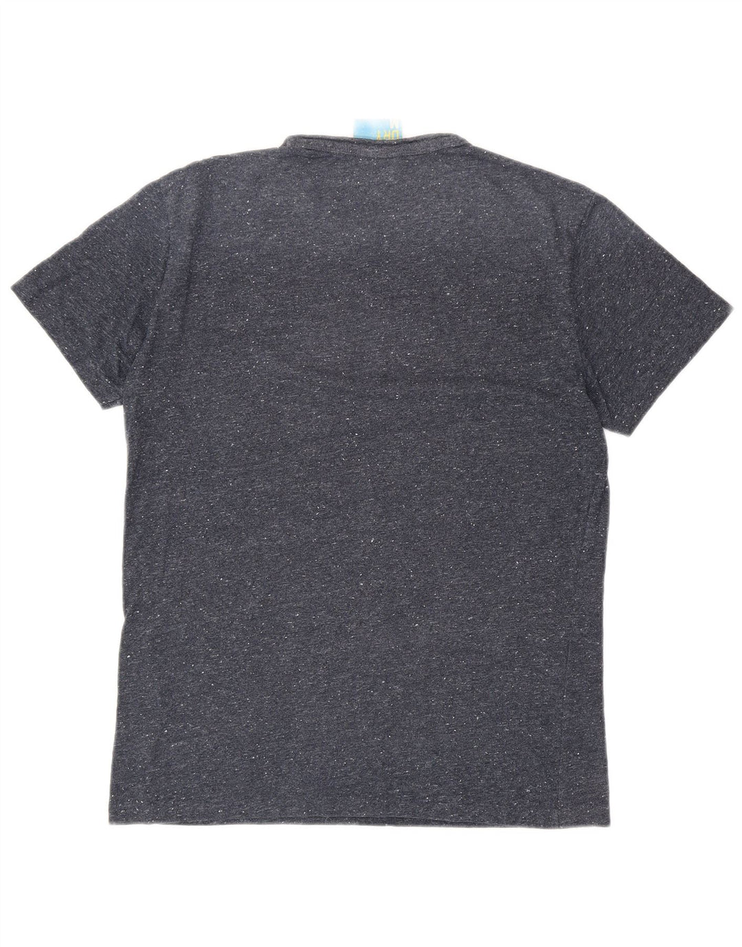 SUPERDRY Herre grafisk T-shirt Top Medium Marineblå Flecked Bomuld
