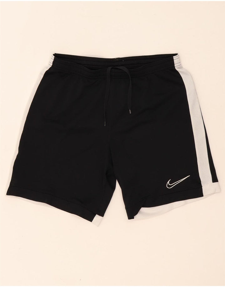 NIKE Herre Dri Fit Sportshorts Medium Sort Colourblock Polyester