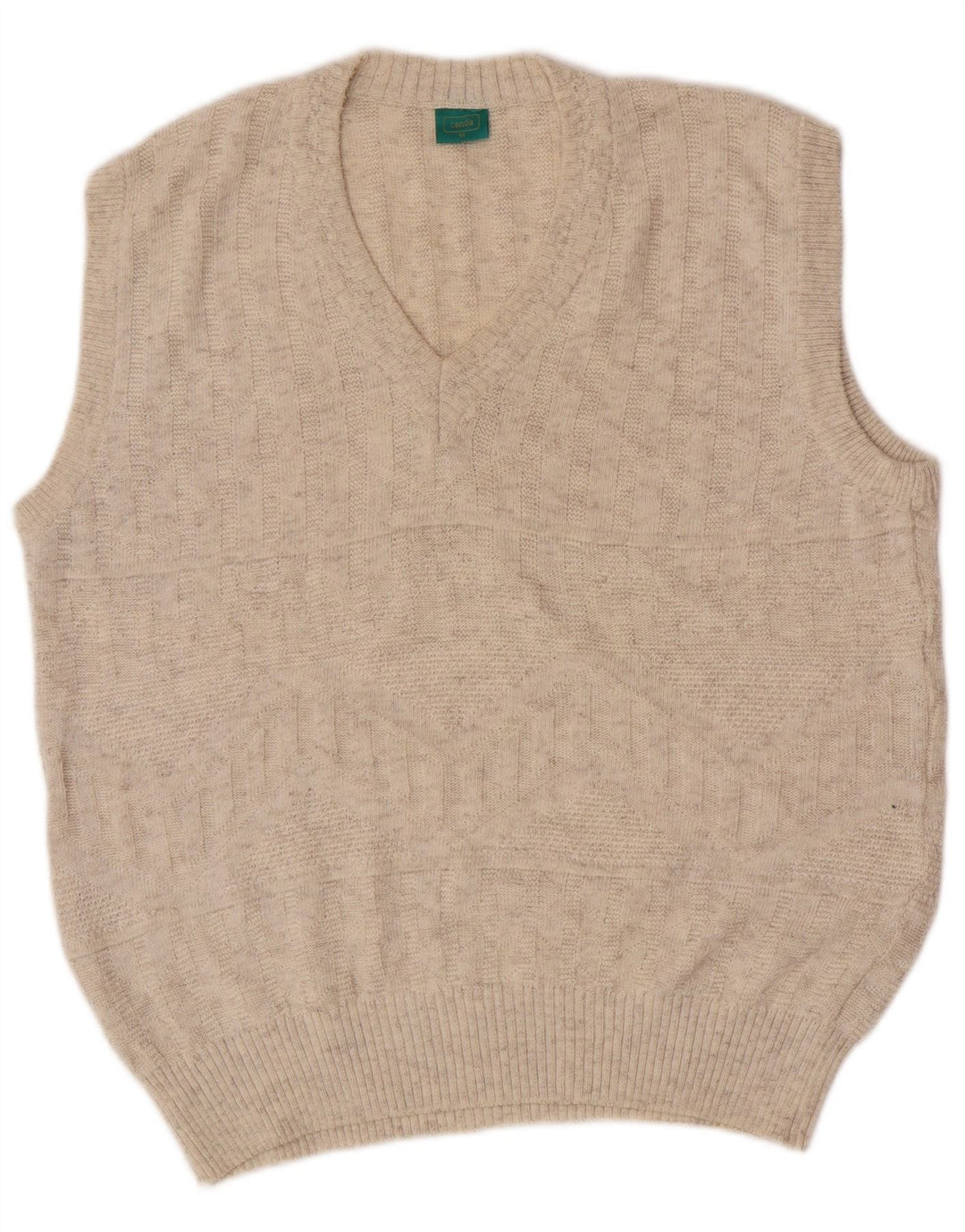 C&A Herre Canda Vest Tank Top Medium Beige Bomuld