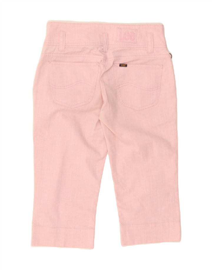 LEE Womens Bermuda Shorts W30 Medium  Pink Polyester Vintage Lee and Second-Hand Lee from Messina Hembry 