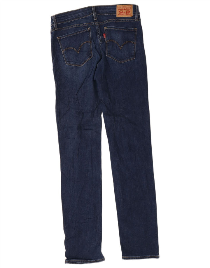 Levi's Dame 712 Slim Jeans W28 L31 Blå Bomuld