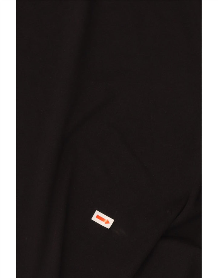 ADIDAS Mens T-Shirt Top Large Black Cotton