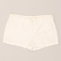 BENETTON Girls Hot Pants 15-16 Years W28  Off White Cotton | Vintage Benetton | Thrift | Second-Hand Benetton | Used Clothing | Messina Hembry 