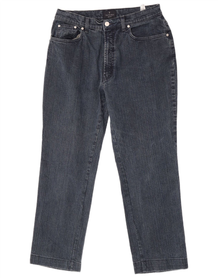 Trussardi Straight Jeans til mænd W33 L27 blå bomuld