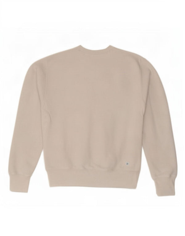 Champion Herre Sweatshirt Jumper Medium Hvid Bomuld