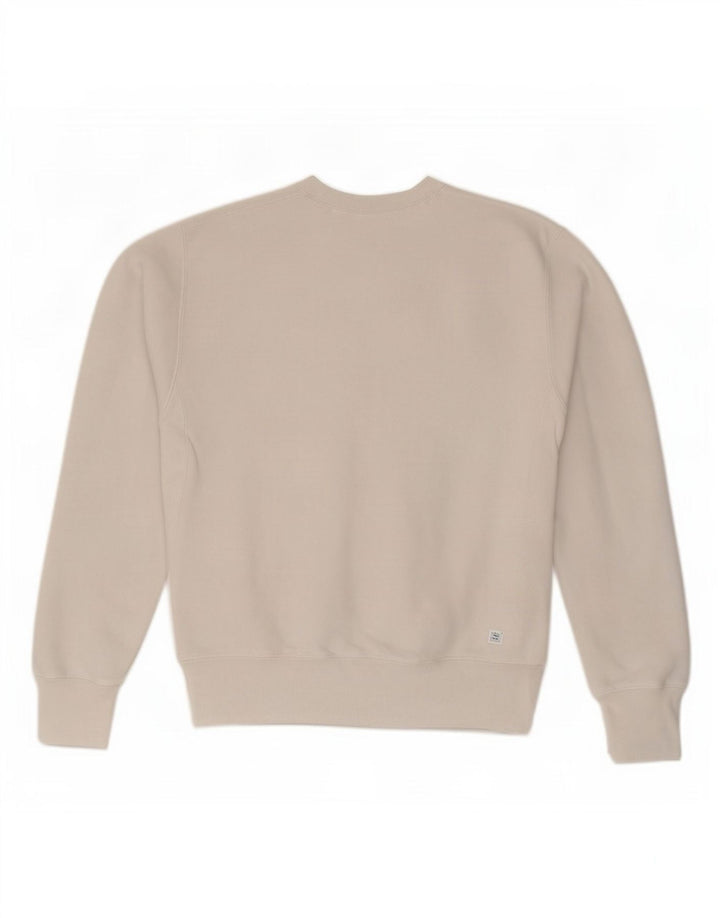 Champion Herre Sweatshirt Jumper Medium Hvid Bomuld