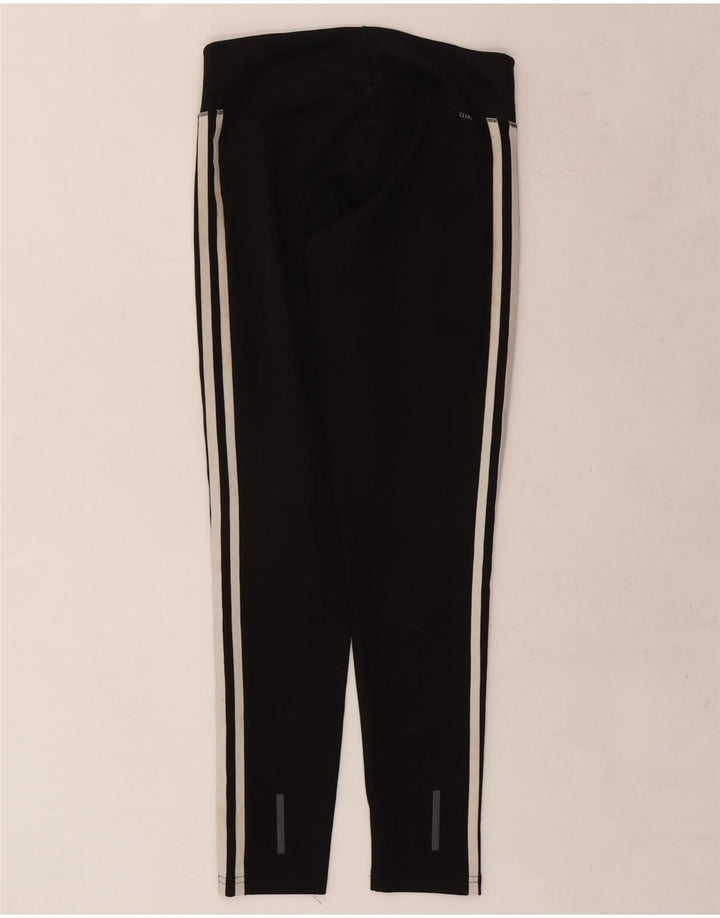 Adidas Womens Climalite Leggings UK 8/10 Small Black Polyester